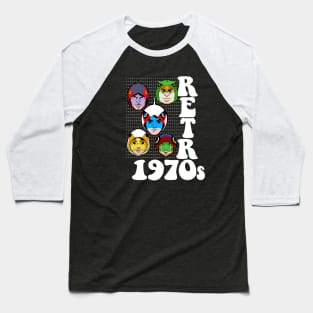 Gatchaman Battle of the Planets - retro 80s Baseball T-Shirt